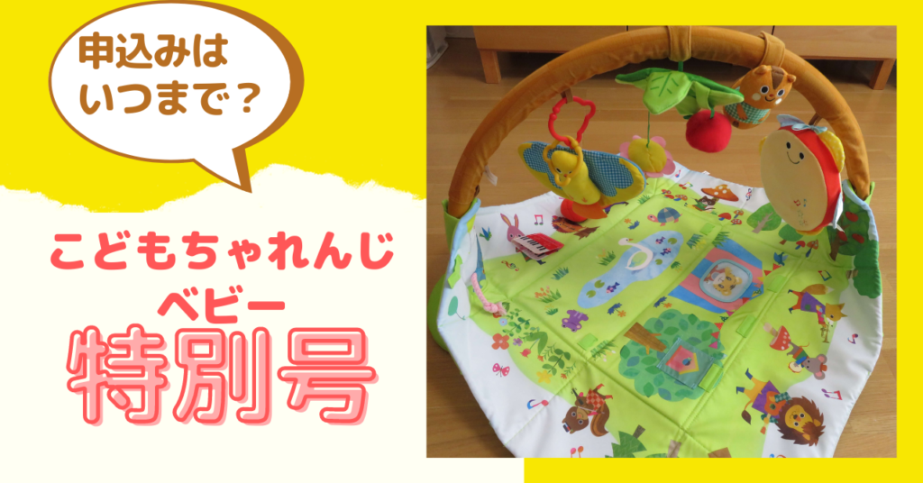 こどもちゃれんじベビー Baby の特別号はいつまでに申し込めばいい 受講期限と届いた教材の口コミ ママちゃこのブログ